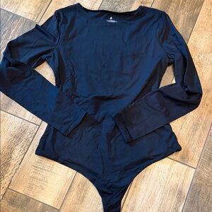 Black Long Sleeve Bodysuit